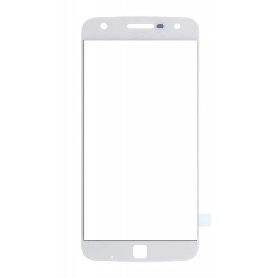 Replacement Front Glass For Moto Z Play 64gb White By - Maxbhi Com