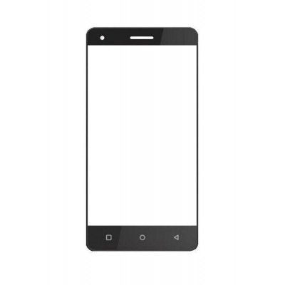 Replacement Front Glass For Zen Cinemax 3 Black By - Maxbhi.com