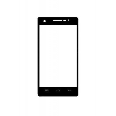 Replacement Front Glass For Ismart Is57 Mercury V4 Black By - Maxbhi.com