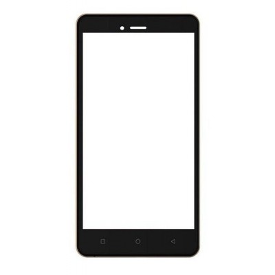 Replacement Front Glass For Zen Cinemax 4g Rose Gold By - Maxbhi.com