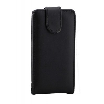 Flip Cover For Lemon Duo 409 Black By - Maxbhi.com