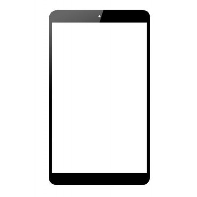 Replacement Front Glass For Alcatel One Touch Pop 8 Black By - Maxbhi.com