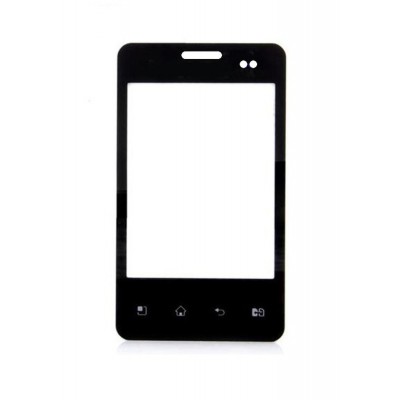 Replacement Front Glass For Lg Optimus L3 Dual E405 Black By - Maxbhi.com