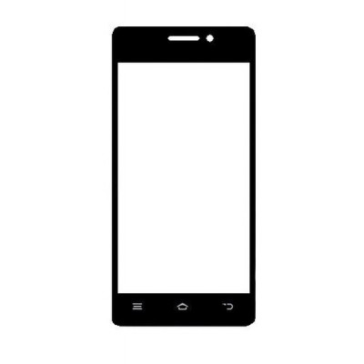 Replacement Front Glass For Rio Mobile London Black By - Maxbhi.com