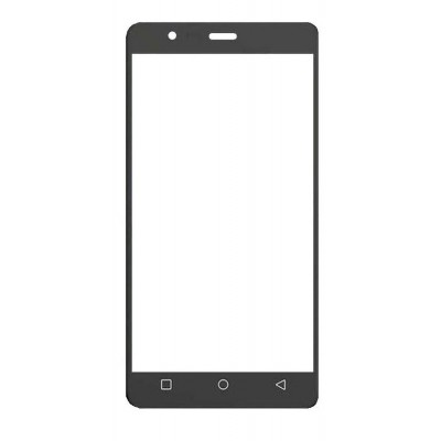 Replacement Front Glass For Zen Admire Buzz Grey By - Maxbhi.com