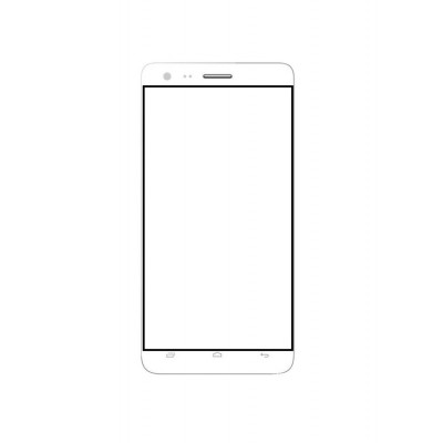 Replacement Front Glass For Kazam Trooper 451 White By - Maxbhi.com