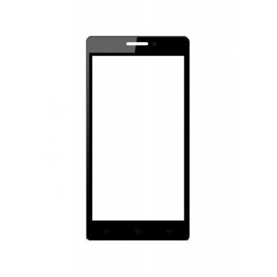 Replacement Front Glass For Haier Voyage V3 Black By - Maxbhi.com