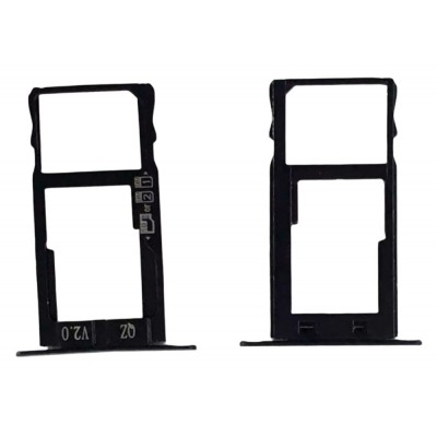 Sim Card Holder Tray For Bq Aquaris X Pro Black - Maxbhi Com