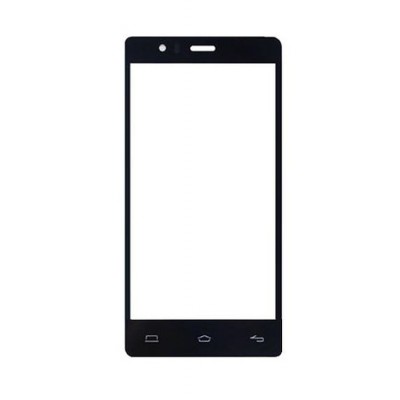 Replacement Front Glass For Bq E3 Black By - Maxbhi.com