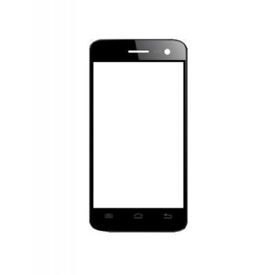 Replacement Front Glass For Sansui U40 Plus Black By - Maxbhi.com