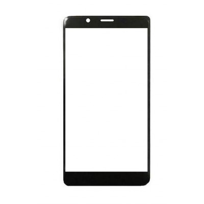 Replacement Front Glass For Blackview P2 Black Metallic By - Maxbhi.com