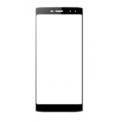Replacement Front Glass For Doogee Bl12000 Black By - Maxbhi.com