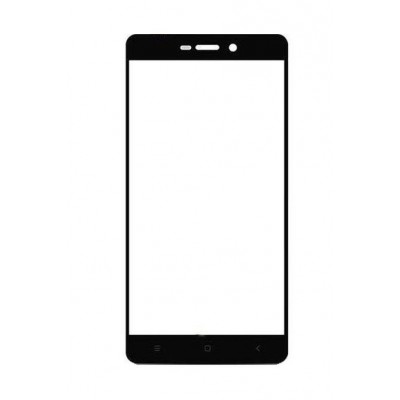 Replacement Front Glass For Xiaomi Redmi 3x Black By - Maxbhi.com