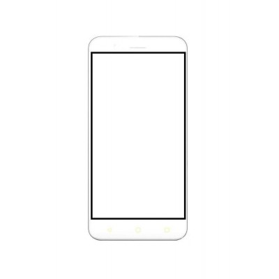 Replacement Front Glass For Vodafone Smart Prime 7 White By - Maxbhi.com