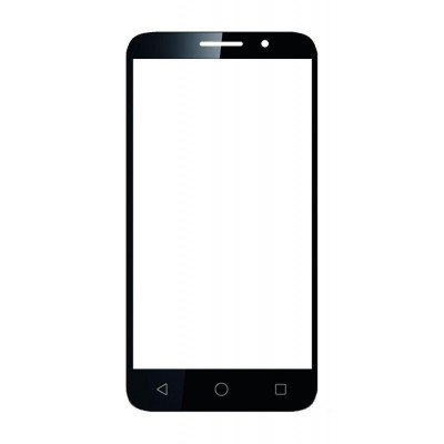 Replacement Front Glass For Vodafone Smart Turbo 7 White By - Maxbhi.com