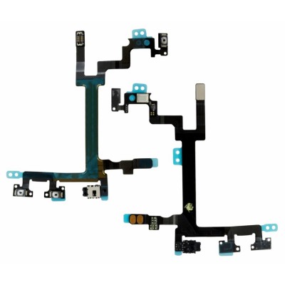 Power Button Flex Cable For Apple Iphone 5 On Off Flex Pcb By - Maxbhi Com