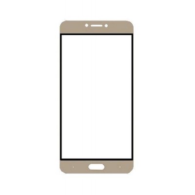 Replacement Front Glass For Qmobile Noir Z14 Silver By - Maxbhi.com