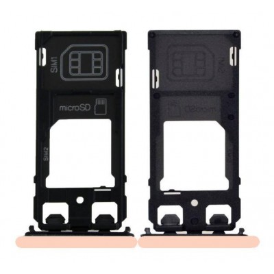 Sim Card Holder Tray For Sony Xperia Xz2 Compact Pink - Maxbhi Com