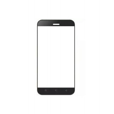 Replacement Front Glass For Lemon Blaze Plus 502 Black By - Maxbhi.com