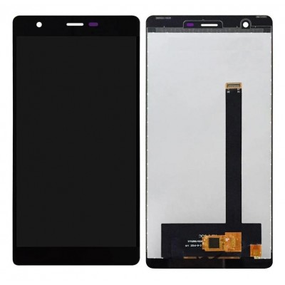 Lcd With Touch Screen For Oukitel U13 Black By - Maxbhi Com