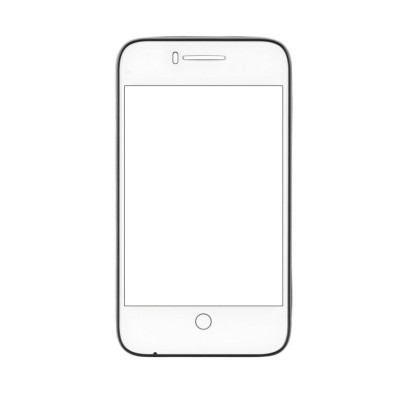 Replacement Front Glass For Alcatel One Touch Fire C White By - Maxbhi.com