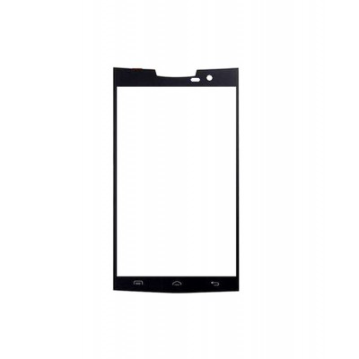 Replacement Front Glass For Doogee T3 Black By - Maxbhi.com