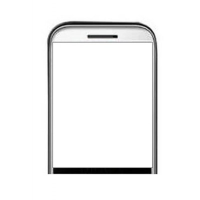 Replacement Front Glass For Hitech Ht505 Genius Touch And Type White By - Maxbhi.com