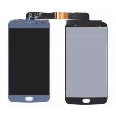 Lcd With Touch Screen For Motorola Moto X4 Blue By - Maxbhi Com