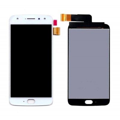 Lcd With Touch Screen For Motorola Moto X4 White By - Maxbhi Com