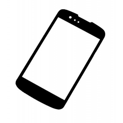 Replacement Front Glass For Allview P5 Mini Black By - Maxbhi.com
