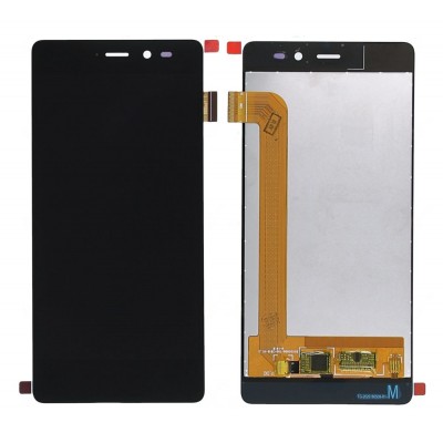 Lcd With Touch Screen For Wiko Tommy Black By - Maxbhi Com