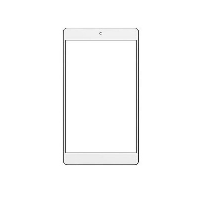 Replacement Front Glass For Alcatel Pop 7 Lte White By - Maxbhi.com