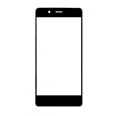 Replacement Front Glass For Bq Aquaris X5 Plus Black By - Maxbhi.com