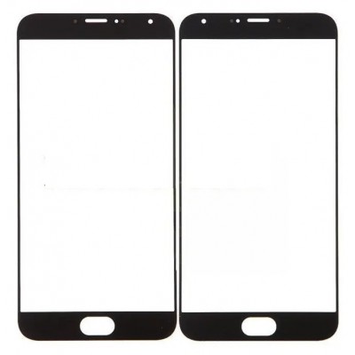 Replacement Front Glass For Meizu Mx5e Black By - Maxbhi Com