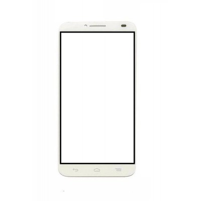 Replacement Front Glass For Alcatel One Touch Idol 2 White By - Maxbhi.com