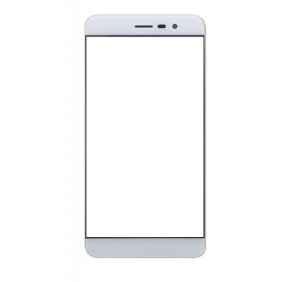 Replacement Front Glass For Kara Mega 4 White By - Maxbhi.com