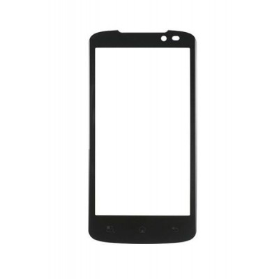 Replacement Front Glass For Lg Nitro Hd Black By - Maxbhi.com