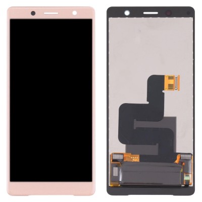Lcd With Touch Screen For Sony Xperia Xz2 Compact Pink By - Maxbhi Com