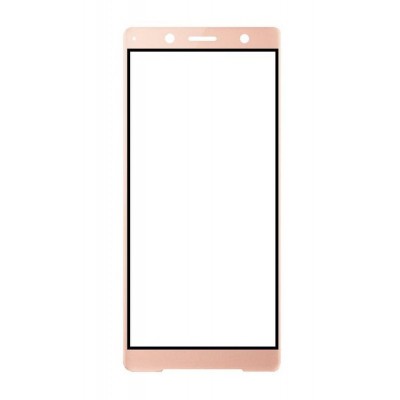 Replacement Front Glass For Sony Xperia Xz2 Compact Pink By - Maxbhi.com