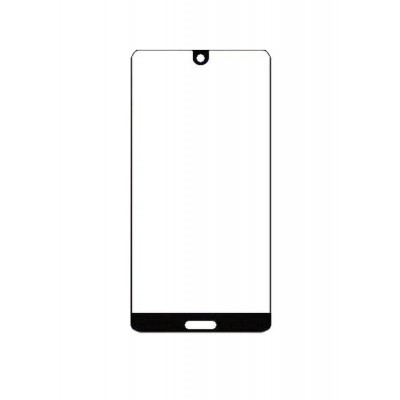 Replacement Front Glass For Sharp Aquos S3 Mini Black By - Maxbhi.com