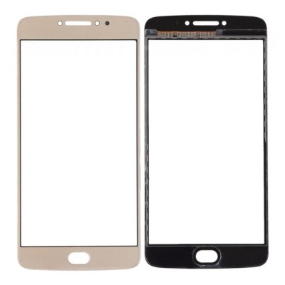 Replacement Front Glass For Motorola Moto E4 Plus Usa Gold By - Maxbhi Com