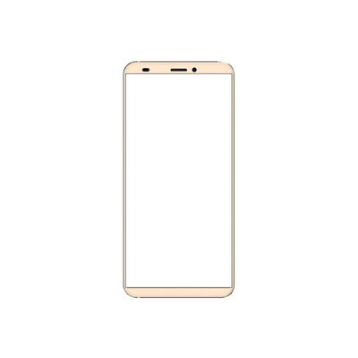 Replacement Front Glass For Blackview S6 Gold By - Maxbhi.com