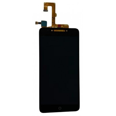 Lcd With Touch Screen For Alcatel Pulsemix Black By - Maxbhi Com