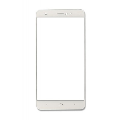 Replacement Front Glass For Bq Aquaris X Pro White By - Maxbhi.com