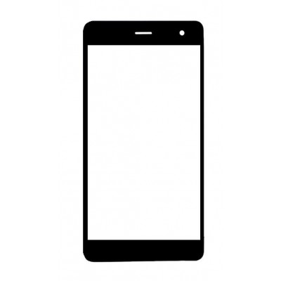 Replacement Front Glass For Wiko Jerry2 Black By - Maxbhi.com