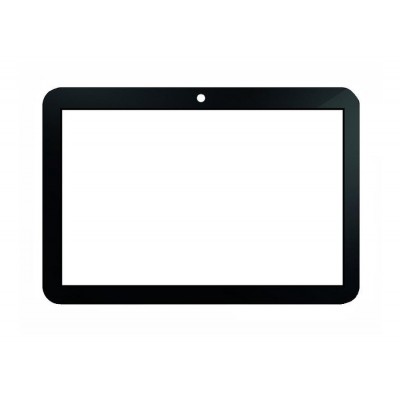Replacement Front Glass For Toshiba At200 Black By - Maxbhi.com