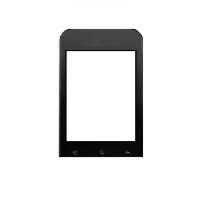 Replacement Front Glass For Alcatel Ot903 Black By - Maxbhi.com