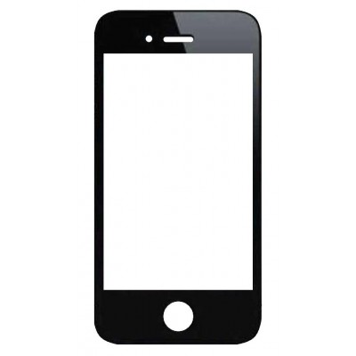 Replacement Front Glass For Fujezone X88 Black By - Maxbhi Com