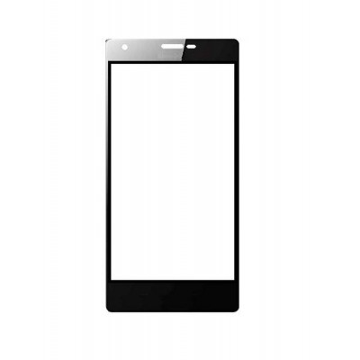 Replacement Front Glass For Ismart Is57i Mercury V7 Black By - Maxbhi.com