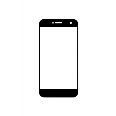 Replacement Front Glass For Wileyfox Spark X Black By - Maxbhi.com